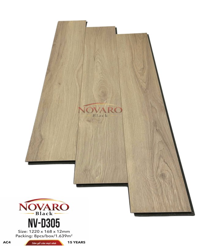 Sàn gỗ Novaro cốt đen
